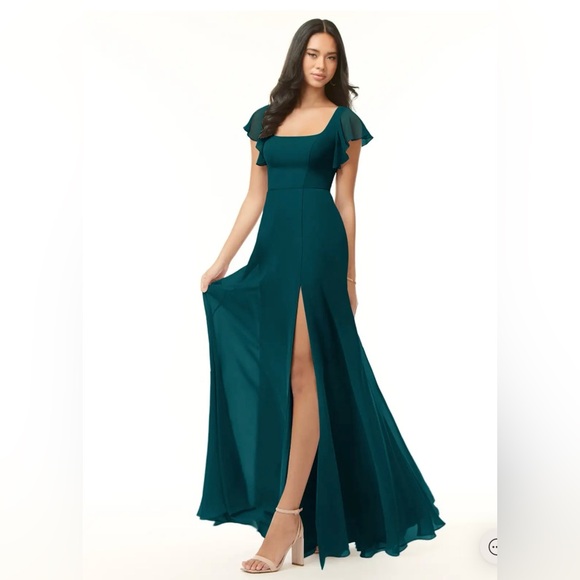 Azazie Dresses & Skirts - Azazie Bondi PINE GREEN Dress.
